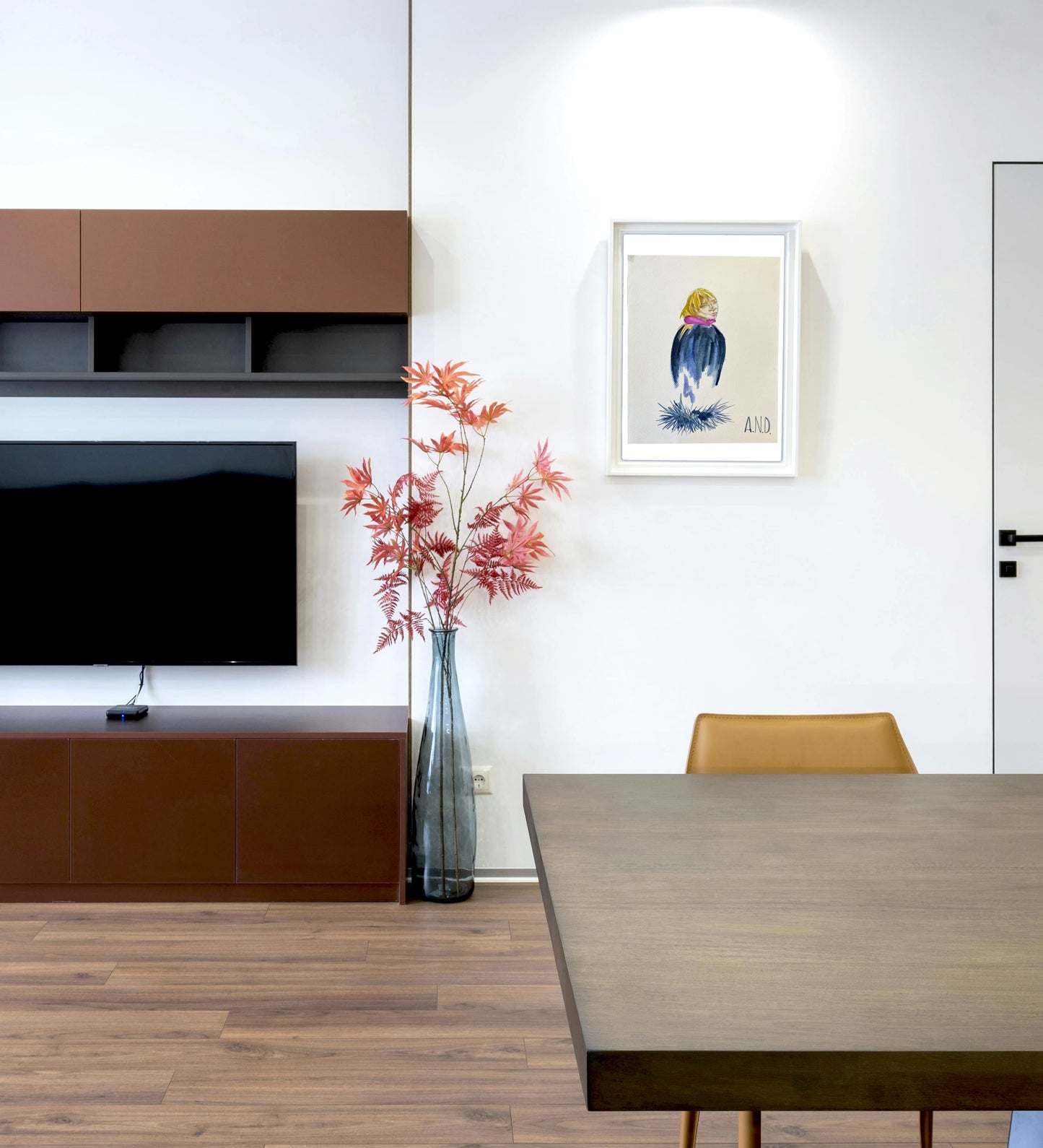 Acuarela Elegancia de mujer