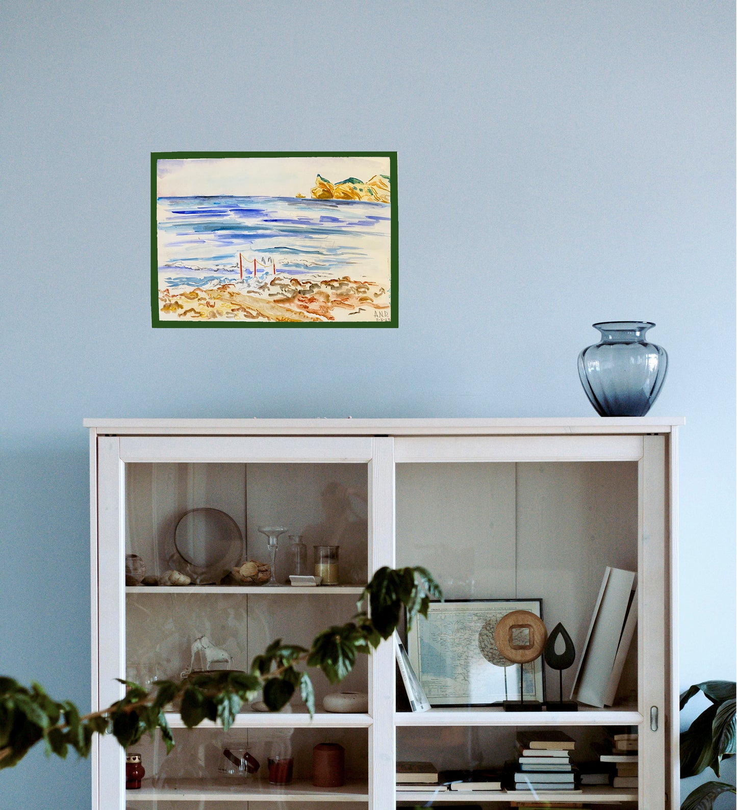 Acuarela Mar de Valencia